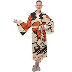 Catcher In The Rye Maxi Velour Kimono by artworkshop