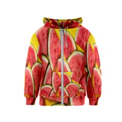 Watermelon Kids  Zipper Hoodie by artworkshop