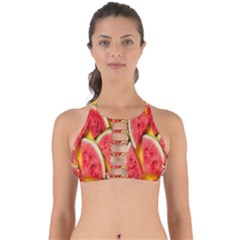 Watermelon Perfectly Cut Out Bikini Top by artworkshop