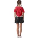 Watermelon Pillow Fluffy Kids  Butterfly Cutout Tee View2