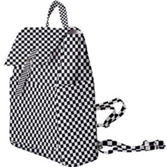 Black And White Checkerboard Background Board Checker Buckle Everyday Backpack by Amaryn4rt