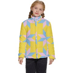 Geometry Kids  Puffer Bubble Jacket Coat by Sparkle