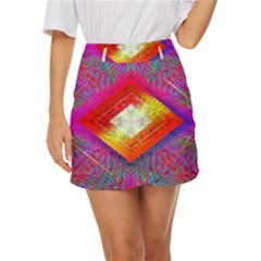 Diamond In The Rough Mini Front Wrap Skirt