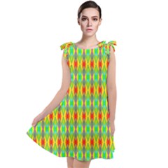 Neon Angles Tie Up Tunic Dress by Thespacecampers