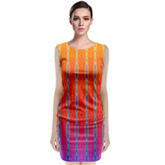 Sunsets Aplenty Sleeveless Velvet Midi Dress by Thespacecampers