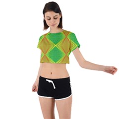 Twisty Trip Tie Back Short Sleeve Crop Tee by Thespacecampers