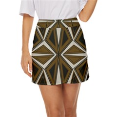 Sp 1589 Mini Front Wrap Skirt