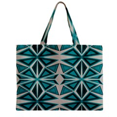 Abstract Pattern Geometric Backgrounds  Zipper Mini Tote Bag by Eskimos