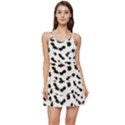 Black and white Leopard dots Jaguar Short Frill Dress View1