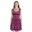 Leopard Print Jaguar dots pink neon Split Back Mini Dress  View1