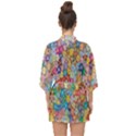 Floral Flowers Half Sleeve Chiffon Kimono View2