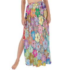 Floral Flowers Maxi Chiffon Tie-up Sarong by artworkshop