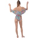 Floral Flowers Drape Piece Swimsuit View2