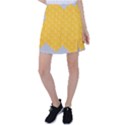 Hexagons Yellow Honeycomb Hive Bee Hive Pattern Tennis Skirt View1