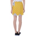 Hexagons Yellow Honeycomb Hive Bee Hive Pattern Tennis Skirt View2