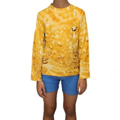 Water Kids  Long Sleeve Swimwear by artworkshop