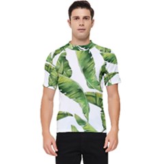 Sheets Tropical Plant Palm Summer Exotic Men s Short Sleeve Rash Guard by artworkshop