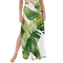 Sheets Tropical Plant Palm Summer Exotic Maxi Chiffon Tie-up Sarong by artworkshop