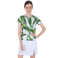 Sheets Tropical Plant Palm Summer Exotic Women s Sports Top by artworkshop