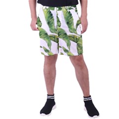 Sheets Tropical Plant Palm Summer Exotic Men s Pocket Shorts by artworkshop