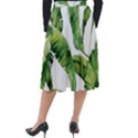 Sheets Tropical Plant Palm Summer Exotic Classic Velour Midi Skirt  View2