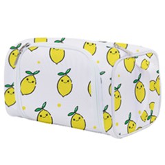 Pattern Lemon Texture Toiletries Pouch by artworkshop