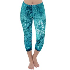 Bubbles Water Bub Capri Winter Leggings  by artworkshop