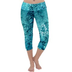 Bubbles Water Bub Capri Yoga Leggings by artworkshop