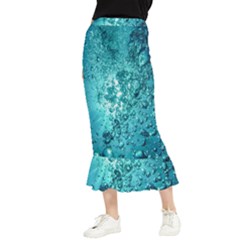 Bubbles Water Bub Maxi Fishtail Chiffon Skirt by artworkshop