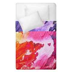 Colorful Painting Duvet Cover Double Side (single Size) by artworkshop