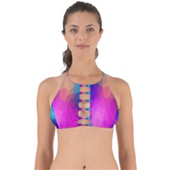 Triangles Polygon Color Perfectly Cut Out Bikini Top by artworkshop