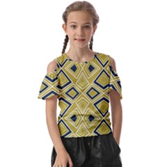 Abstract Pattern Geometric Backgrounds   Kids  Butterfly Cutout Tee by Eskimos