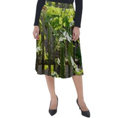 Bitter Melon Classic Velour Midi Skirt  by artworkshop