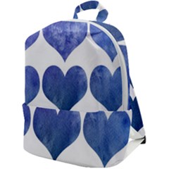 Valentin Heart  Love Zip Up Backpack by artworkshop