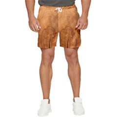 Annual Rings Tree Wood Men s Runner Shorts by artworkshop