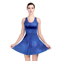 Milky Way Stars Night Sky Reversible Skater Dress by artworkshop