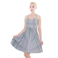 Architecture Building Halter Party Swing Dress  by artworkshop