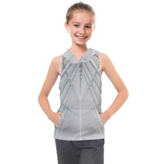 Architecture Building Kids  Sleeveless Hoodie by artworkshop