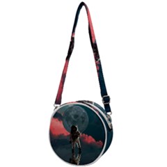 Astronaut-moon-space-nasa-planet Crossbody Circle Bag by Jancukart