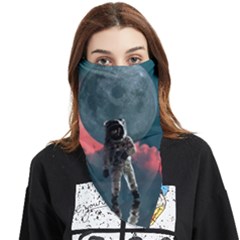 Astronaut-moon-space-nasa-planet Face Covering Bandana (triangle) by Jancukart