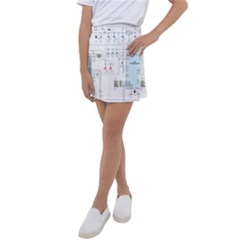 Circuits-electronics-atmel Kids  Tennis Skirt by Jancukart