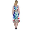 Statue Of Liberty Independence Day Poster Art Midi Sleeveless Dress View2