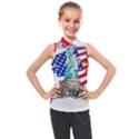 Statue Of Liberty Independence Day Poster Art Kids  Sleeveless Polo Tee View1