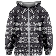 Abstract Pattern Geometric Backgrounds  Kids  Zipper Hoodie Without Drawstring by Eskimos