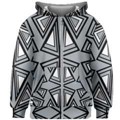 Abstract Pattern Geometric Backgrounds   Kids  Zipper Hoodie Without Drawstring by Eskimos