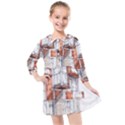 Rag-flats-onion-flats-llc-architecture-drawing Graffiti-architecture Kids  Quarter Sleeve Shirt Dress View1