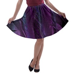 Feather A-line Skater Skirt by artworkshop