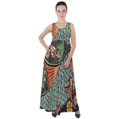 Mosaic Empire Waist Velour Maxi Dress by artworkshop