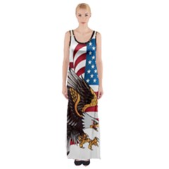 American-eagle- Clip-art Thigh Split Maxi Dress by Jancukart