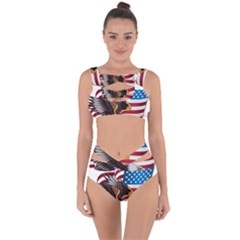 American-eagle- Clip-art Bandaged Up Bikini Set  by Jancukart